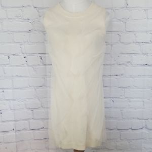 Twelve Couture sleeveless top with tulle ruffles